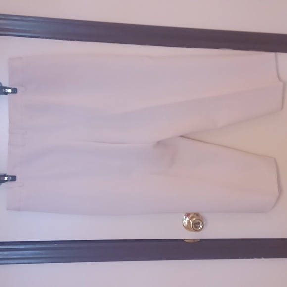 Cato wide leg cream capris - Picture 2 of 7